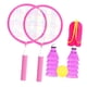 thumbnail image 3 of Juego De Bádminton Para Niños Con Bolsa De Transporte Para Pelota Y Volante Para Jugar En Verano En El Jardín, Color Rosa, 3 of 3