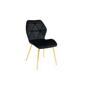 Habita2 Chile - Silla Para Comedor Acolchada Aviador Gold - Negro