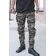 thumbnail image 1 of Saronite Pantalones Deportivos de Algodón, Largos y Tácticos, con Múltiples Bolsillos Delanteros y Estampado Militar Oscuro, Color Camuflaje Oliva (para Hombre), 1 of 3