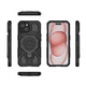 thumbnail image 3 of Funda FOXDOCK para iPhone 15 , magnética, ligera, soporte 360°, antigolpes, 3 of 4