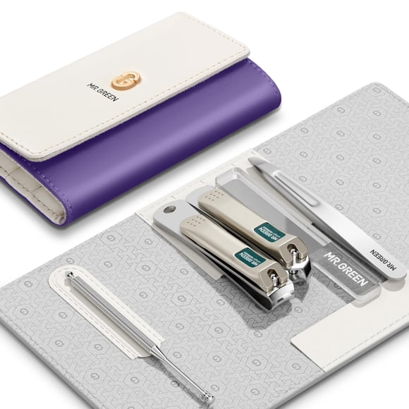 Set de manicura MR.GREEN Colorful con funda moderna (Mr-6684 Purple)