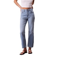 Vaqueros Calvin Klein De Talle Alto, Corte Recto, Para Mujer