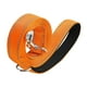 thumbnail image 2 of Correa Reflectante Para Perros Fuerte Con Anillo En D Para Cachorros, Resistente, Duradera, Cómoda, Naranja, 2 of 5