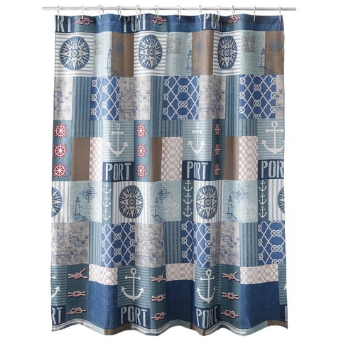 Mallorca - Cortina De Baño Diseño Marina Sin Forro
