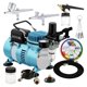 thumbnail image 1 of Kit de sistema de aerografía Master Airbrush Cool Runner II con 3 aerógrafos, 1 of 5