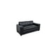thumbnail image 1 of Sofa Dos Cuerpos Ecocuero Negro, 1 of 3