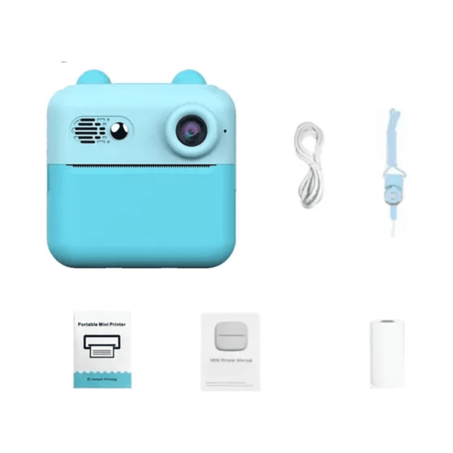 Click Ventas - Camara Impresora Termica Niños + Rollo Papel Térmico+ Cuerda