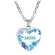 thumbnail image 3 of Collar Para Mamá Regalos Para El Día De La Madre Collar Para Mujer Para Esposa Madre Celebración Azul, 3 of 3
