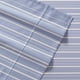 thumbnail image 3 of Juego de sábanas Nautica Home 4 piezas microfibra 2 plazas lineas azules, 3 of 7