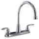 thumbnail image 1 of Llave para cocina Phoenix Faucets PF231302 de 20 cm, arco alto, 2 manijas, cromo, 1 of 6