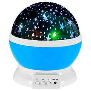 Genérico - Proyector Lampara Luz Led Cielo Espanta Cuco - Azul