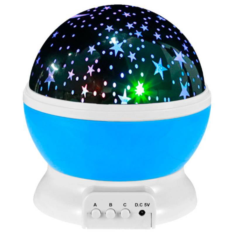 Genérico - Proyector Lampara Luz Led Cielo Espanta Cuco - Azul