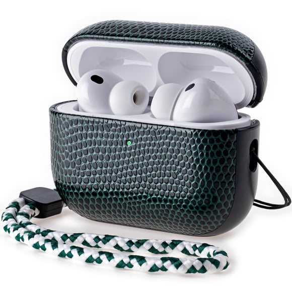 Funda AirPods Pro 3 RIXENY de Cuero Vegano con Cordón de 16 cm