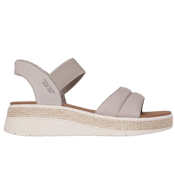 Sandalias Mujer Skechers Slip-ins Bobs Sun Ray Beige