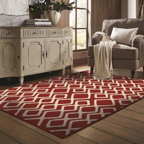 Masel - Alfombra Shaggy Anat1 1.60X2.30 Rojo