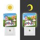 thumbnail image 3 of Suministros de Fiesta Lalaloopsy Luz nocturna LED con sensor de anochecer a amanecer para dormitorio, baño, pasillo, escaleras - Lámpara LED nocturna de enchufe, 0.5W - 1 pieza, 3 of 6