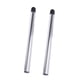 thumbnail image 1 of 2 piezas 22mm 7/8 "manillar manillar agarra tubos para motocicleta plata, 1 of 3