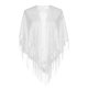 thumbnail image 1 of INSPIRE CHIC Bufanda Triangular de Encaje para Mujer, Envolturas Sólidas 73"x29.5" Bandanas para Fiesta de Banquete 73"x29.5"(LxW) Blanco, 1 of 6