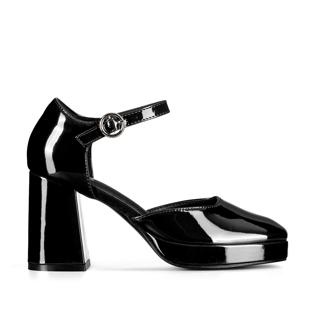 Zapato Mary Jane Tacones Elegante Charol Mujer Weide Yl85