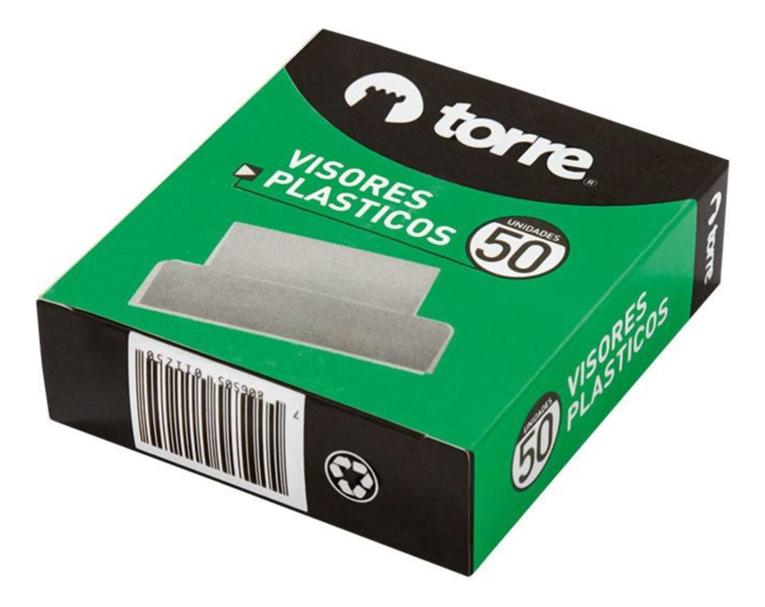 Visores Plasticos Para Carpetas Colgantes 50 Unid. Torre