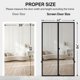 thumbnail image 3 of Puerta Mosquitera Magnética 104 X 213 Cm Con Marco Completo De Gancho Y Bucle, 3 of 3