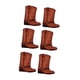 thumbnail image 5 of 6 Cajas De Flores Con Diseño De Botas De Vaquero Para Centro De Mesa De Interior, Color Marrón, 5 of 5