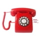 thumbnail image 3 of Teléfono Fijo Con Cable Retro Vintage Rojo Para El Hogar, 3 of 7