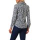 thumbnail image 3 of INSPIRE CHIC Camisa de Mujer con Botones Estampado Floral de Manga Larga Cuello en Punta Top de Oficina S Azul Oscuro, 3 of 6