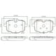 thumbnail image 2 of Pastillas Freno para auto BMW 640i 2011-2018 Trasero, 2 of 3
