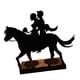 thumbnail image 1 of Portavelas Tealight Candelabros Hotel Aniversario Silueta Candelero Caballo 17x6x15.3cm, 1 of 3