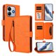 thumbnail image 1 of Funda Cartera Mariposa para [Xiaomi Redmi Note 14 5G] con Soporte y Cremallera Naranja, 1 of 6