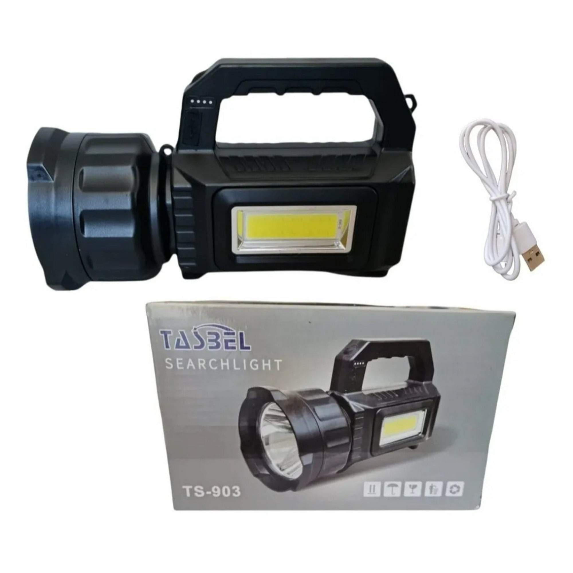 Mundo Eve - Linterna 2 En 1 Recargable Usb