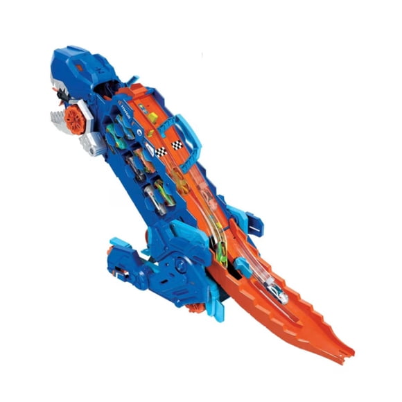Hot Wheels City Súper Remolque T-Rex Juguete Niños 4+