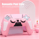 thumbnail image 2 of Funda para controlador de PlayStation 5, funda de silicona antideslizante para el mando de PS5 con tapones para el pulgar, protectores para el joystick y adhesivo envolvente para la funda-Rosa, 2 of 8