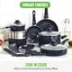 thumbnail image 2 of Juego de utensilios de cocina GreenLife Soft Grip de 16 piezas Black Diamond, 2 of 8