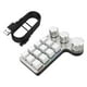 thumbnail image 3 of Teclado Numérico Portátil 9 Teclas Programa De 3 Perillas RGB Para PC Laptop Tablet White, 3 of 5
