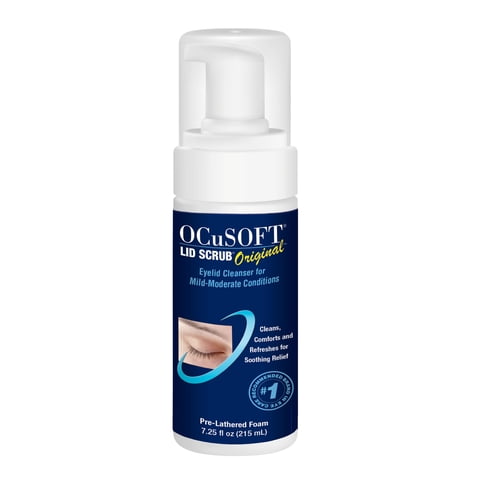 Limpiador De Párpados Ocusoft Lid Scrub Original Foaming 215 Ml