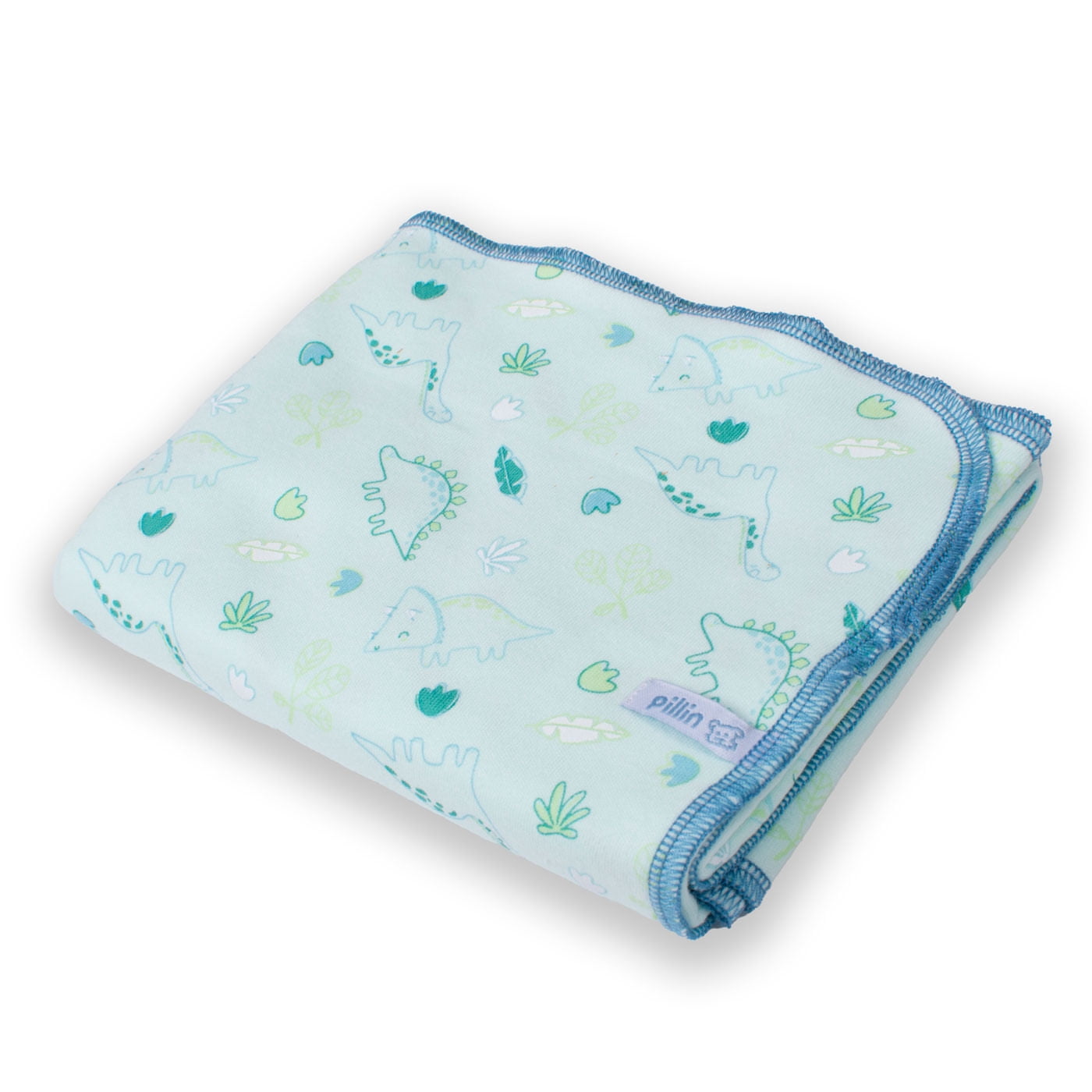 Manta Recién Nacido Niño Celeste Pillin