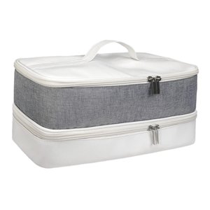 Ioensy - Bolsa De Almacenamiento Para Secador De Pelo, Estuche De Transporte Multifuncional De Doble Capa A Prueba De Golpes
