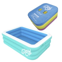 Glowup - Pack Piscina 210X150X65Cm 850 Litros Y Flotador De Espalda