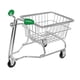 thumbnail image 2 of Carrito De Compras En Miniatura, Carrito De Juguete, Modelo Divertido, Mini Canasto De Almacenamiento, Regalo Para Niñas, Plateado Y Verde, 2 of 3
