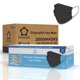 thumbnail image 1 of Mascarillas desechables Litepak, 2000 unidades, negras, 3 capas, para adultos, 1 of 6