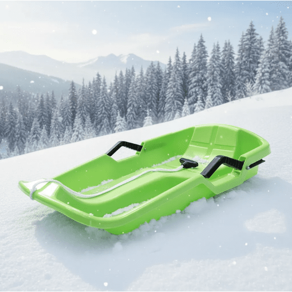 Trineos De Nieve Deslizante Con Freno Agarre 65cm X 39 Cm