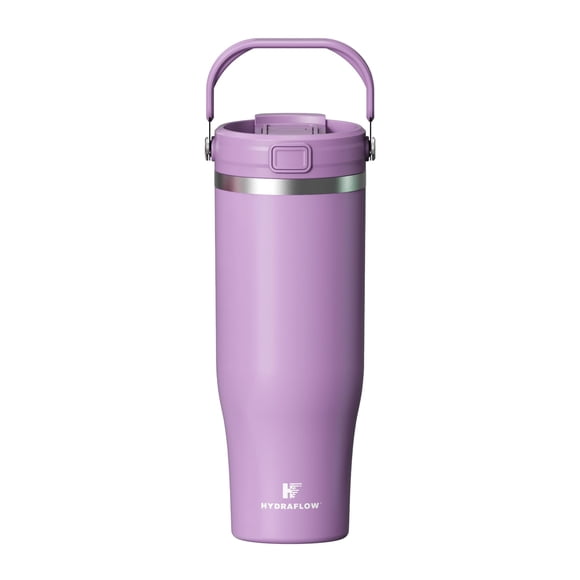 Vaso de viaje HYDRAFLOW de acero inoxidable con aislamiento de 1,2 L, color morado