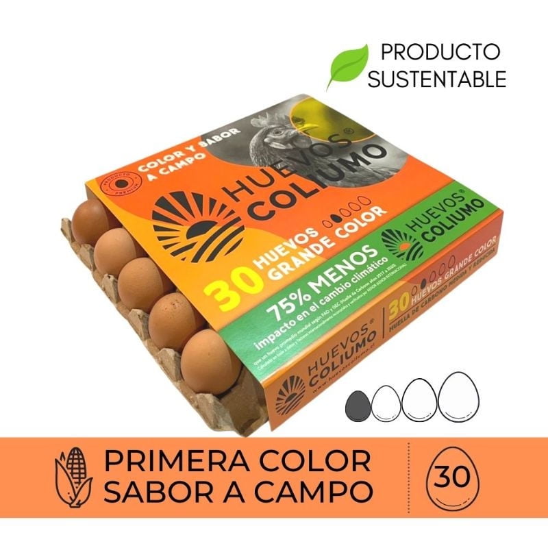 Huevos Premium Grande Color 30 Un 30 Un Coliumo