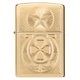 thumbnail image 2 of Encendedor de bolsillo Zippo Lucky Horseshoe, diseño de latón pulido, 2 of 5