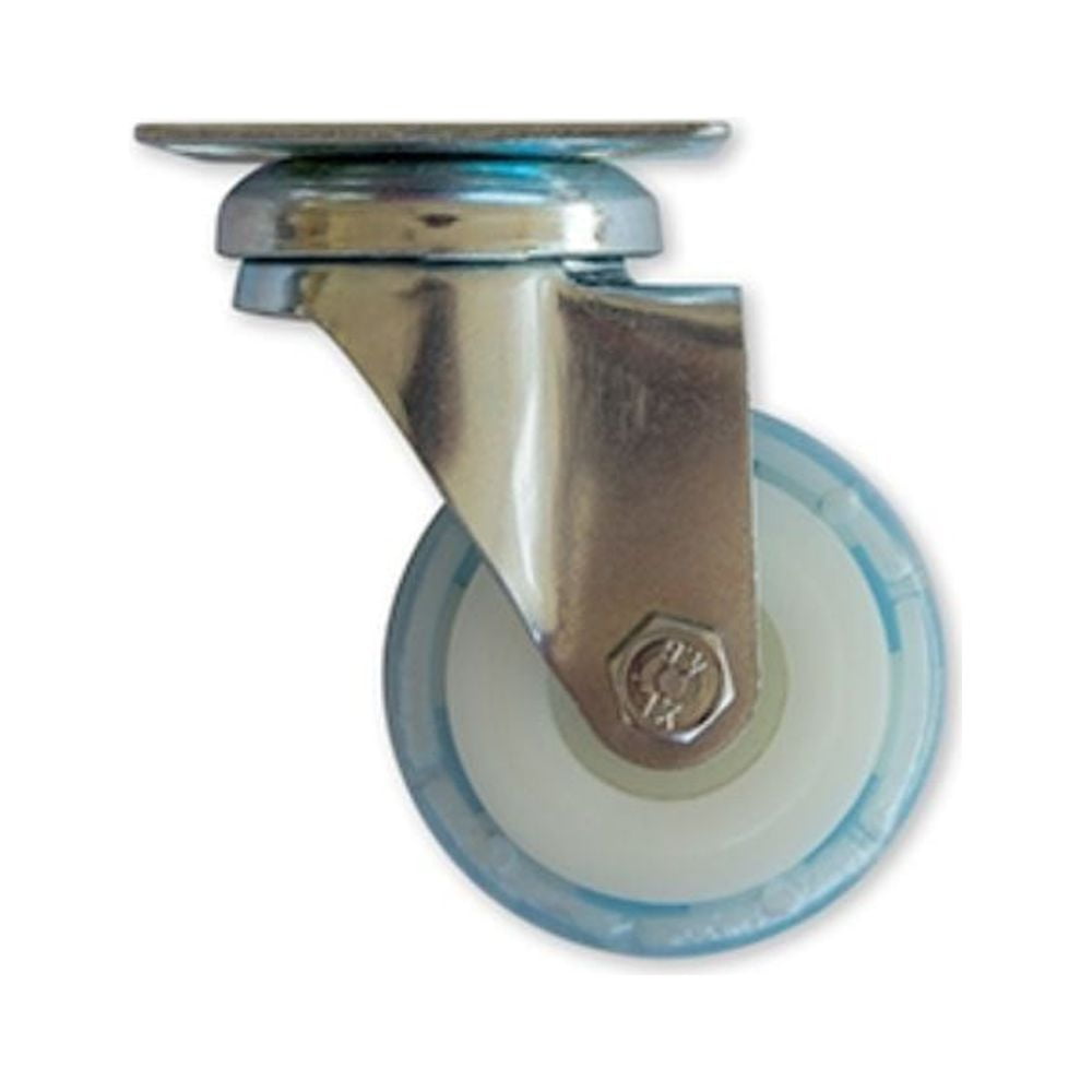 Rueda Pvc 50 Mm 30 Kg Hbt Celeste