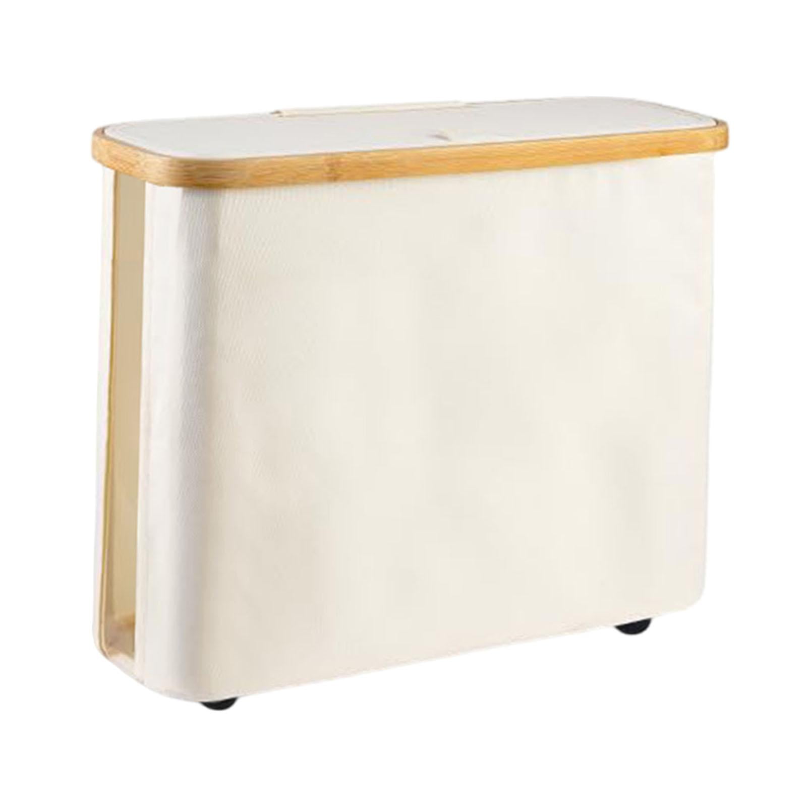 Magideal - Organizador De Papel Higiénico Contenedor De Almacenamiento De Papel Higiénico. Dispensadores De Accesorios De Baño, Soporte Para Papel Higiénico Para Blanco