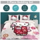 thumbnail image 2 of Cute Hello Kitty Bedding Sets for Girl Women Twin Size Comforter Set, 2 of 5