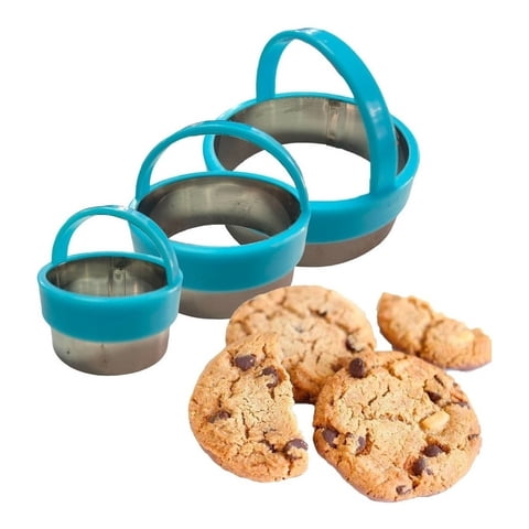 Genérico - 3 Molde De Galleta Cortador Galletas Moldes Galletas Circulo